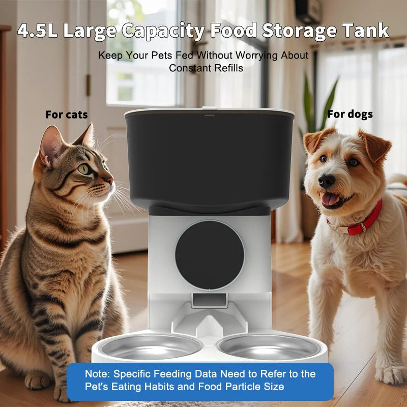 HEYBO Smart Automatic Cat Feeder - 7L- Reliable Automatic Cat Food Dispenser