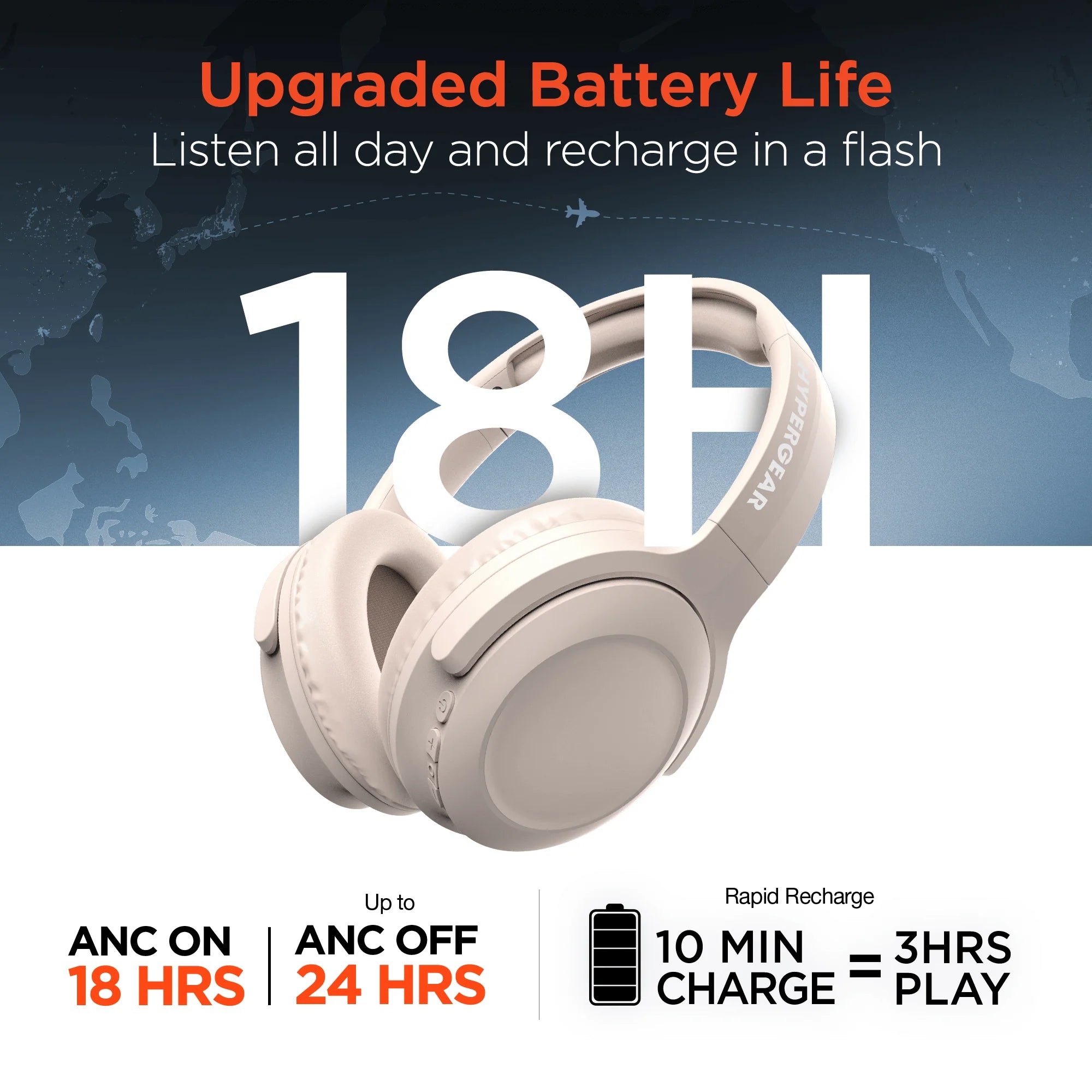 Hypergear Stealth2 ANC Wireless Headphones