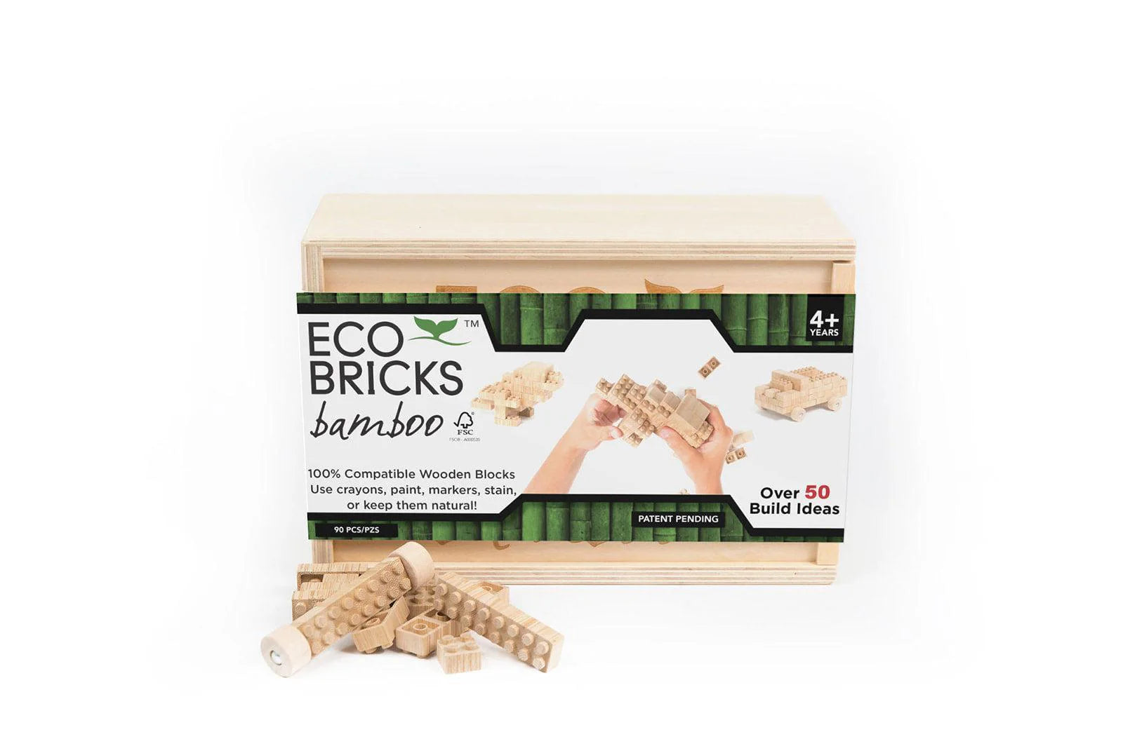Ecobricks Bamboo 90Pcs