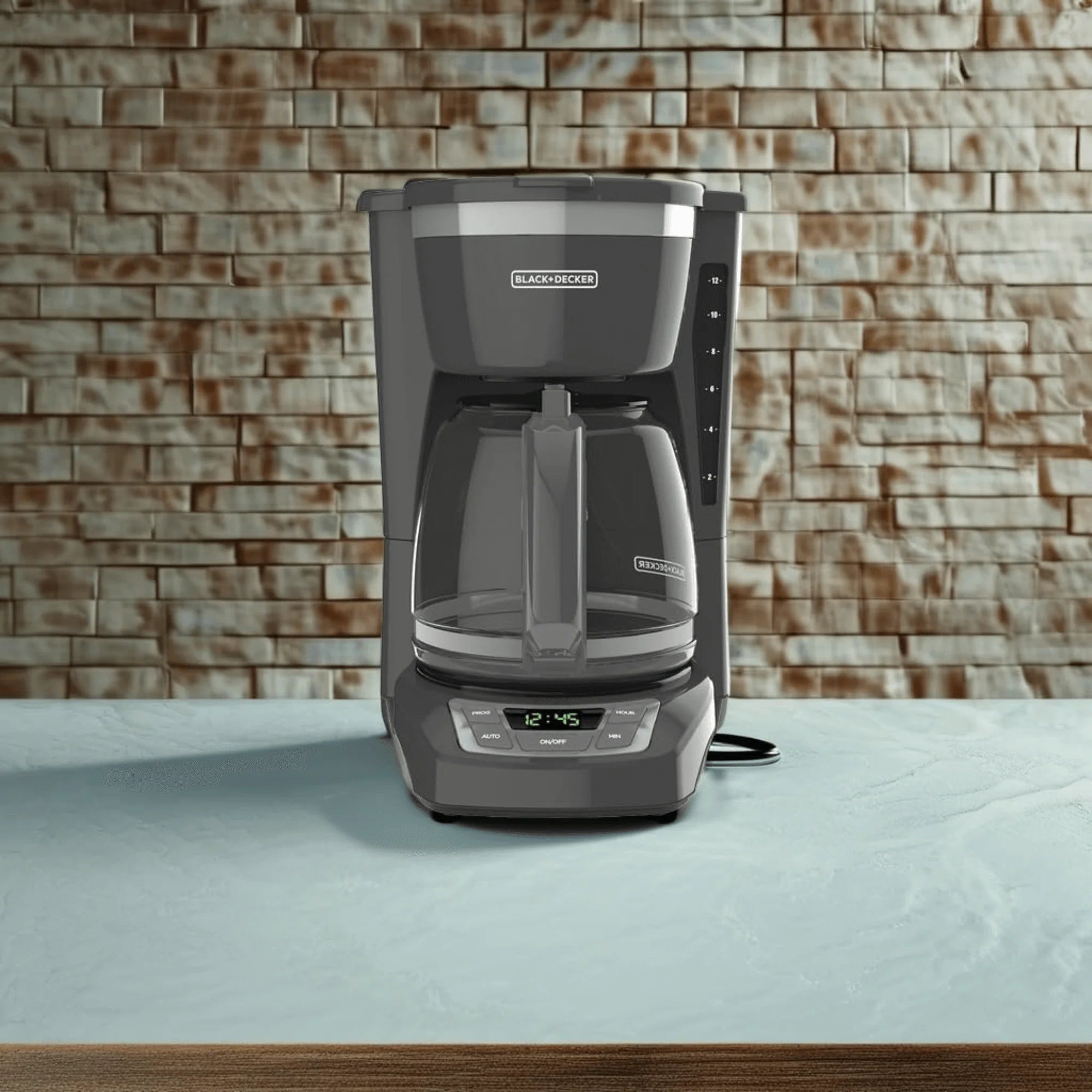 Black & Decker 12 Cup Programmable Coffee Maker with Digital Controls - REFURBISHED