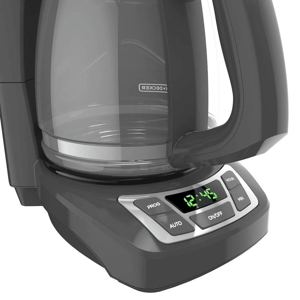 Black & Decker 12 Cup Programmable Coffee Maker with Digital Controls - REFURBISHED