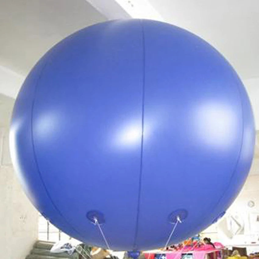PVC Advertising Inflatable Giant Balloon, Round Sky Helium Balloon, Support Customized Size Logo, Multi-Color Optional, 1.5m, 1.