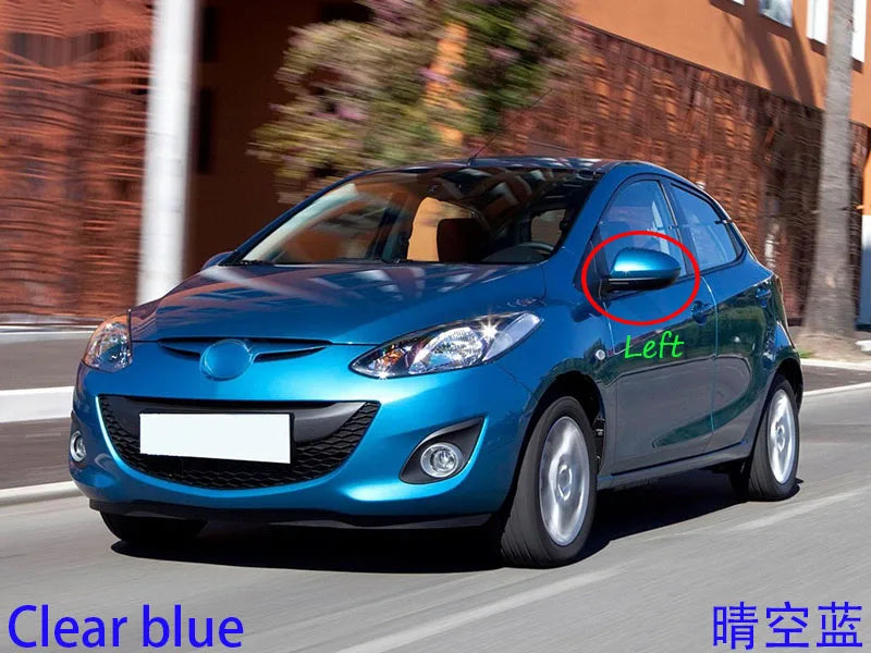 Original Car Accessories For Mazda 2 Demio 2007~2014 Rearview Mirror Cover Reverse Mirror Shell Case Shell Housing