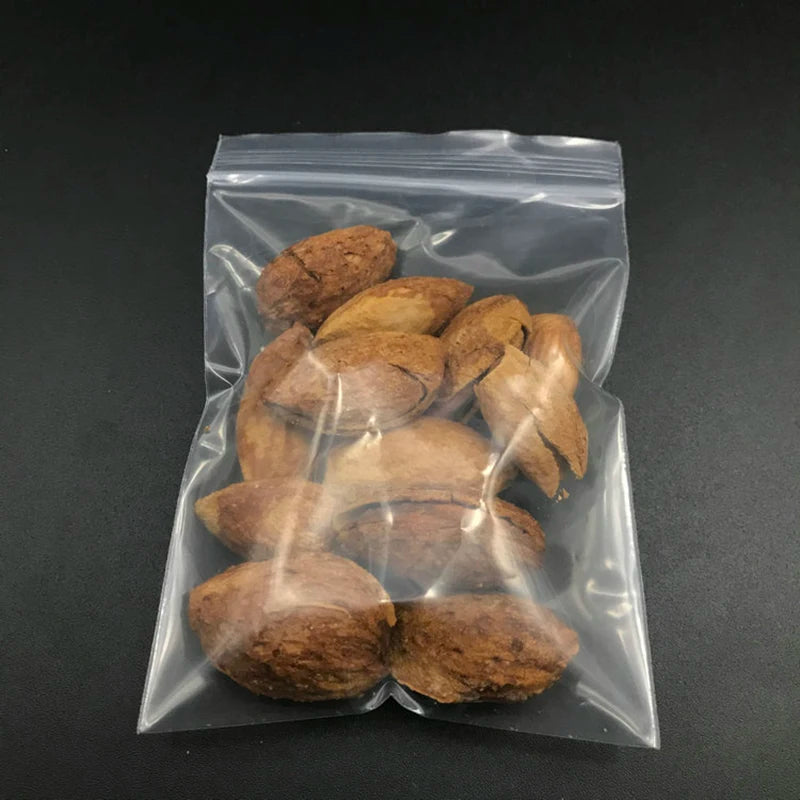 Thick Clear Zip Lock Ziplock Bags Food Package Storage Bag Zipper Plastic Small Jewelry Reclosable Zip Bags Thickness 0.12mm