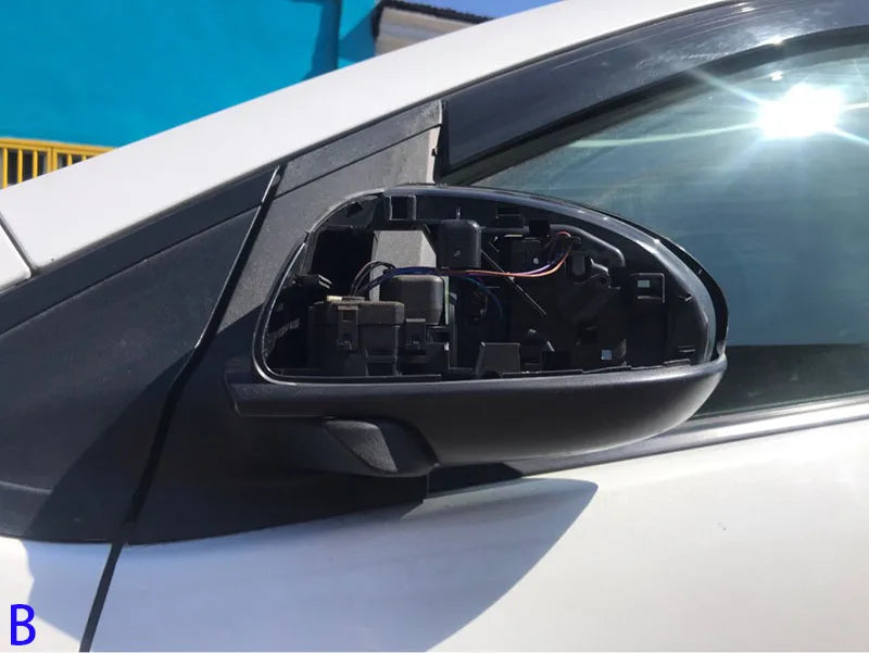 Original Car Accessories For Mazda 2 Demio 2007~2014 Rearview Mirror Cover Reverse Mirror Shell Case Shell Housing