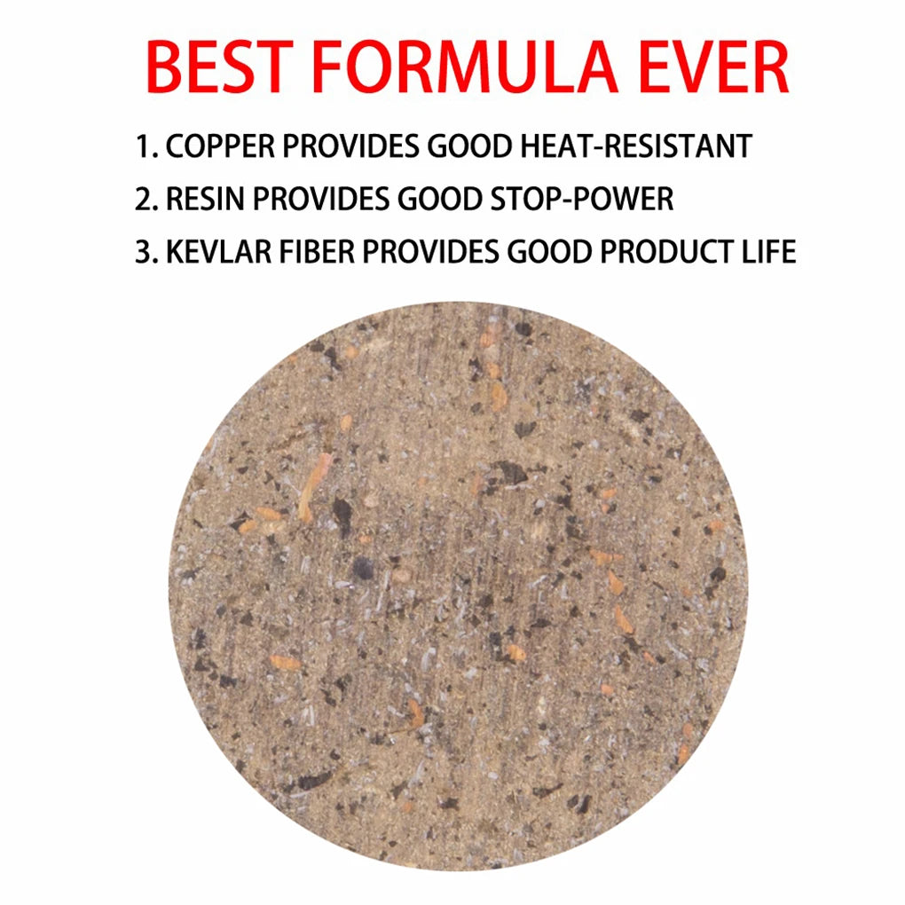 Resin Brake Pads Mountain Bike MTB Bicycle Strong Stop Performance Round Electric Scooter Safety Skateboard Caliper Pads