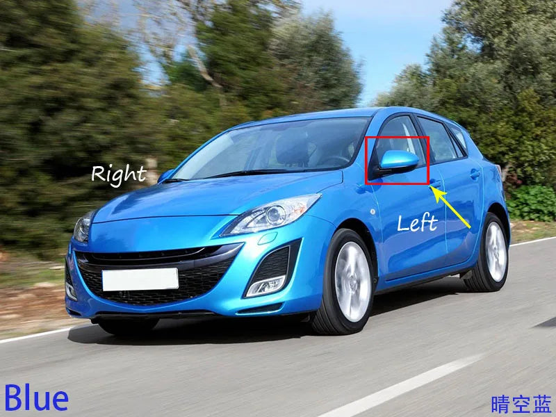 Original Car Accessories For Mazda 3 Axela BL 2009~2013 Rearview Mirror Cover Reverse Mirror Shell Case Shell Housing