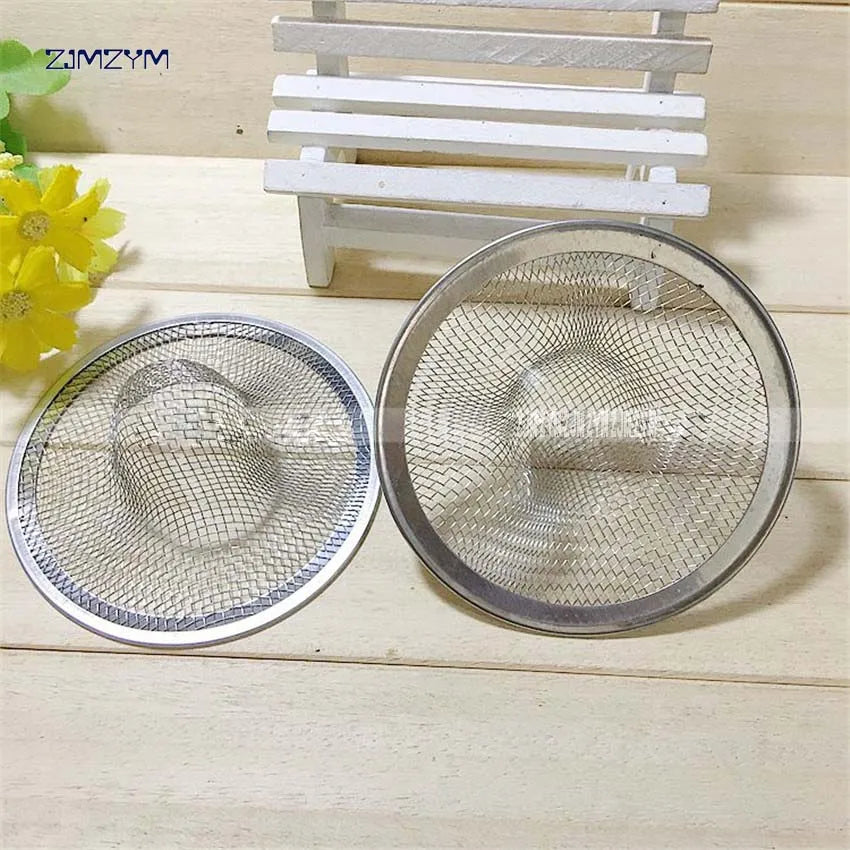1pc Filter drain stainless steel wash basin water leak net drain kitchen sink accessories filters mesh sink 5.3cm/7.2cm/9cm/11cm
