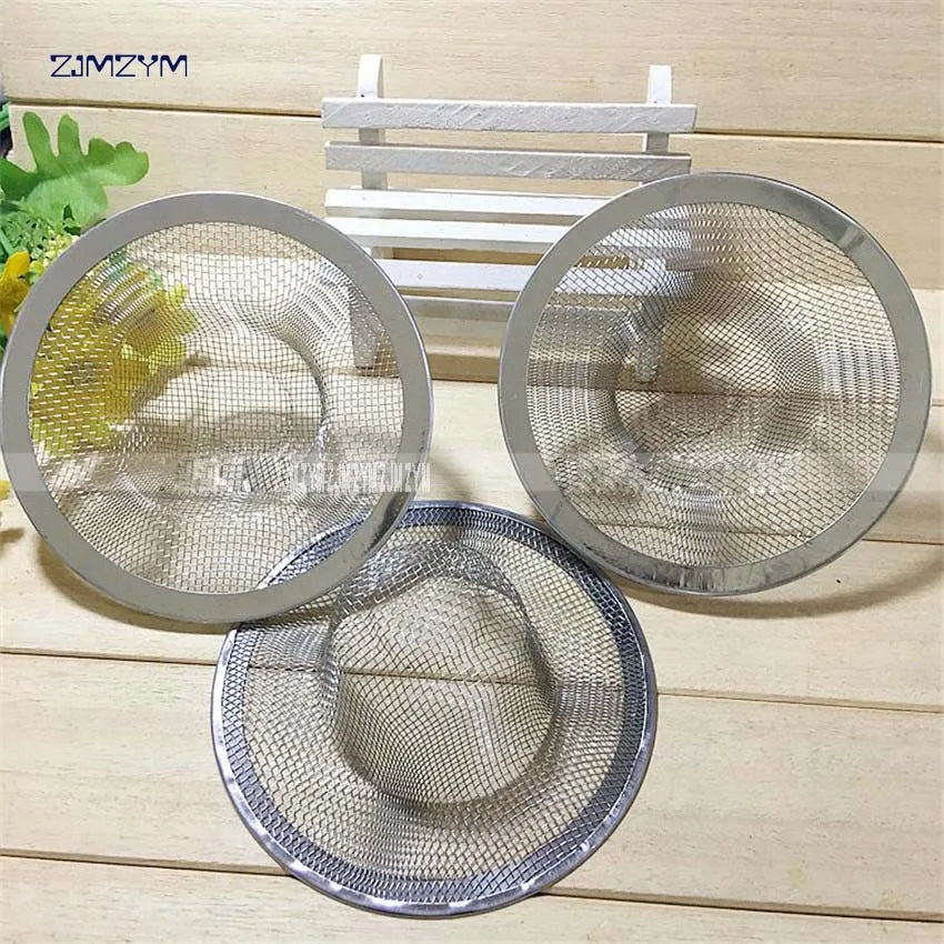 1pc Filter drain stainless steel wash basin water leak net drain kitchen sink accessories filters mesh sink 5.3cm/7.2cm/9cm/11cm