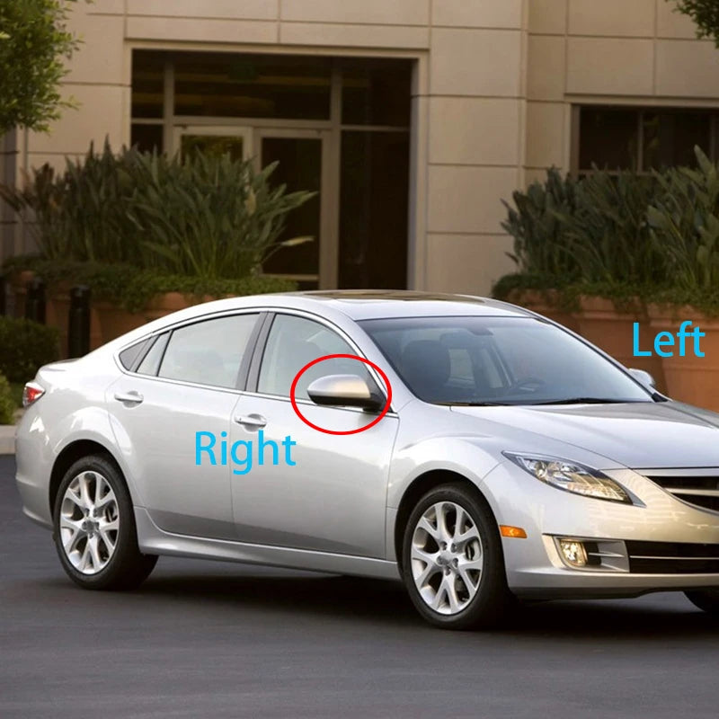 Original Car Accessories For Mazda 6 Atenza 2008~2013 Reverse Mirror Cover Sedan Mirror Case Shell Housing Without Turning Light