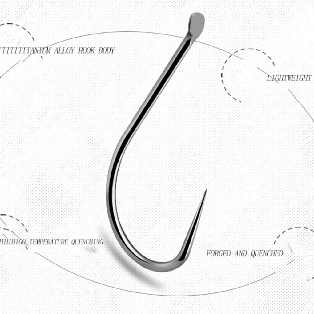 30PCS Small Fishing Hooks Fishhook for Stream Fishing  No Barb Hardened Bait Holders Angling Tackles Fishing Gear Accessories