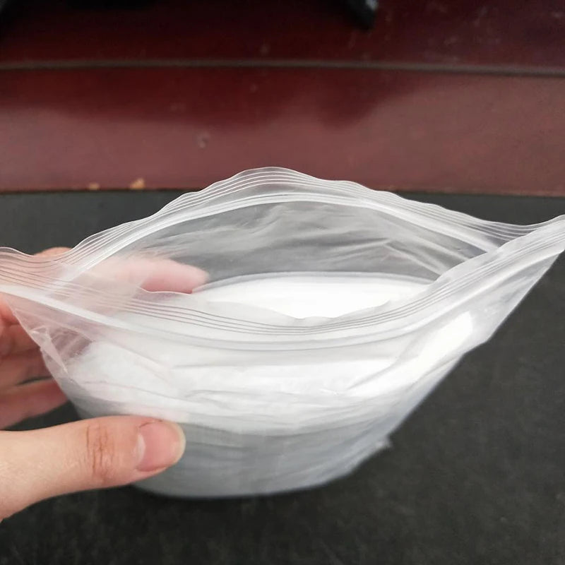 100pcs Clear Thick Heavy-Duty Zip Lock Ziplock Storage Bag Package Plastic Small Reclosable Poly Bags Thicken 3.6MIL 0.08mm