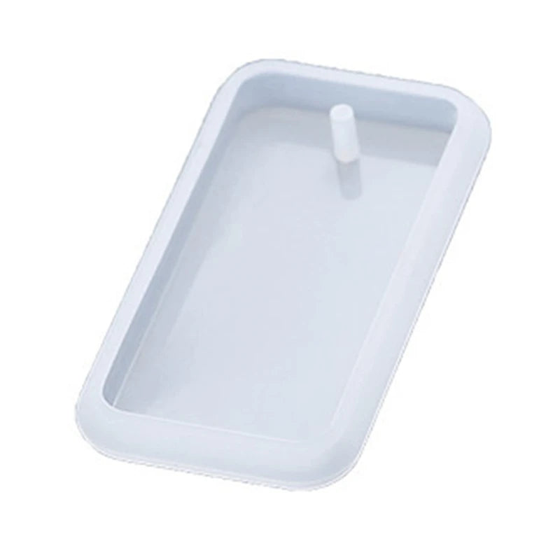 Hanging Listed Resin Mold Geometric Shape Irregular Rectangular Circle Pendant Silicone Mould DIY Crafts Jewelry Mold