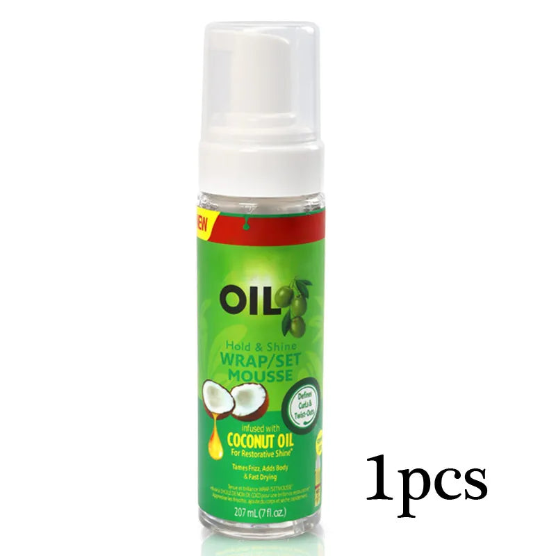 Volumizing Hair Mousse For Women And Men Thickening And Styling Anti-Frizz Foam Mousse Olive Oil Hair Mousse Soft And Shiny Hair