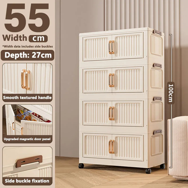 Storage Cabinet Installation Free Storage Cabinet Baby and Kidsren's Clothing Storage Box Snack Plastic Foldableing Storage Cabinet Folding Storage Cabinet Organizer