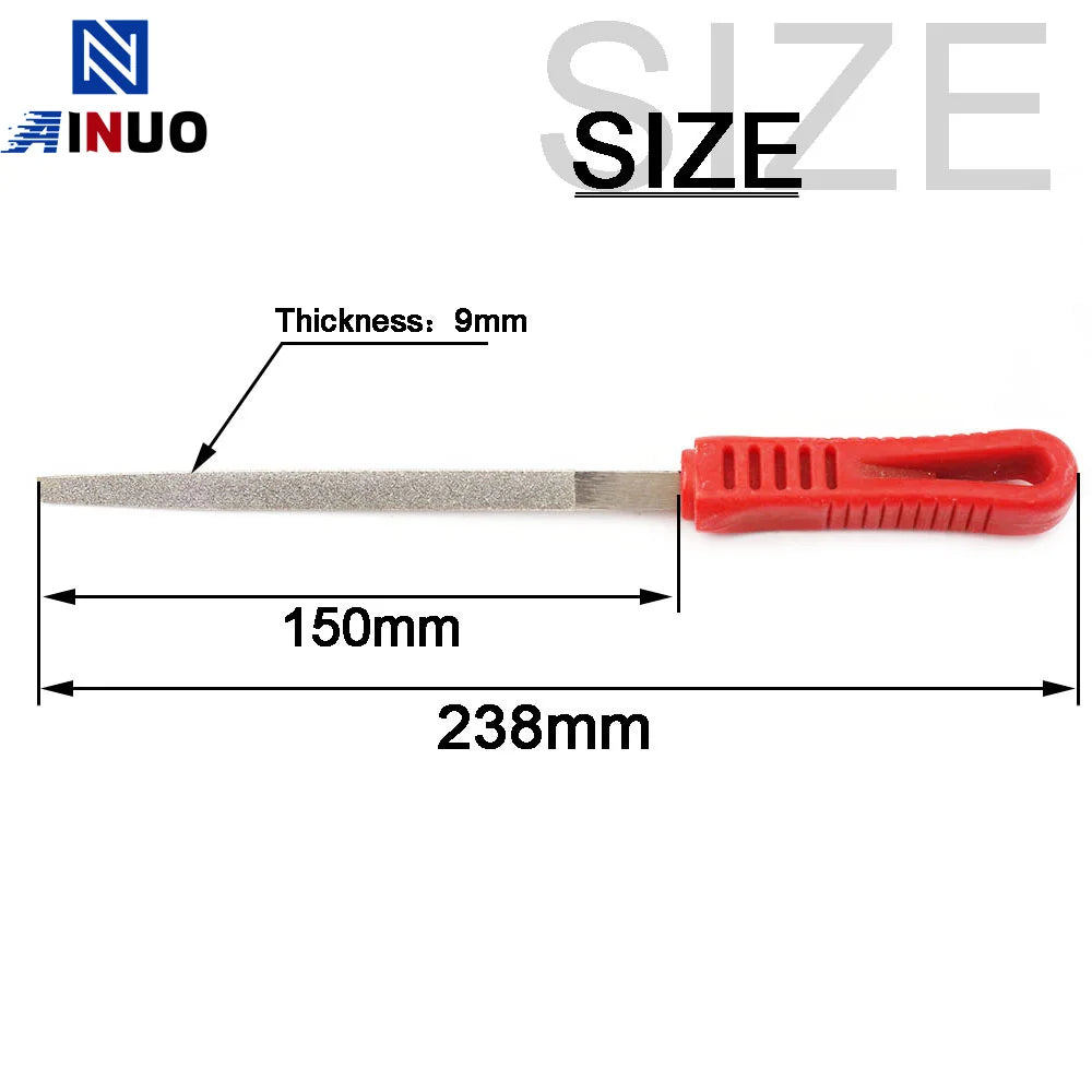 1pc/4Pcs 6inch Diamond Needle File Set for Jewelry Metal Wood Ceramic Glass Stone Craft Sharping Working Hand Carving Tool