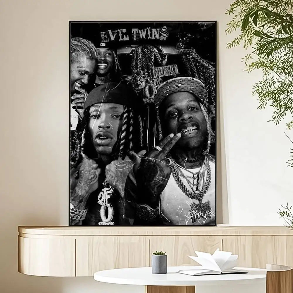 K-King Rapper Von Poster HD Art Sticky Wall Waterproof Home Living Room Bedroom Bar Aesthetic Decoration