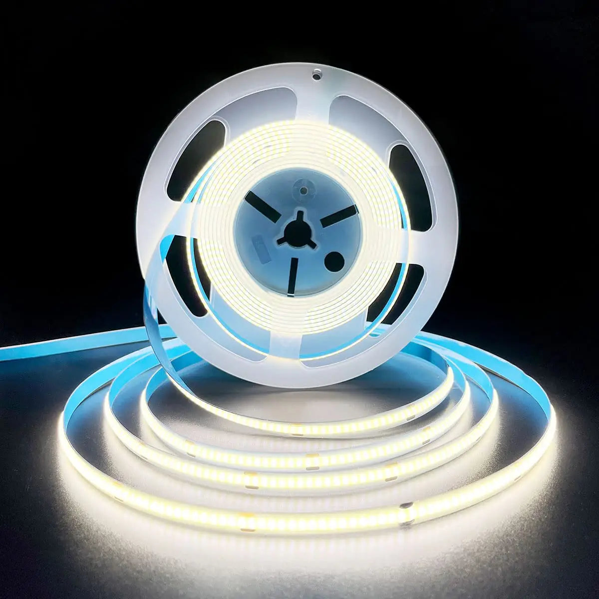 High Quality 5M Cob Led Strip Cri90 Free Cutting 12V 24V 3mm 5mm 8mm Self-adhesive Led Strip Light
