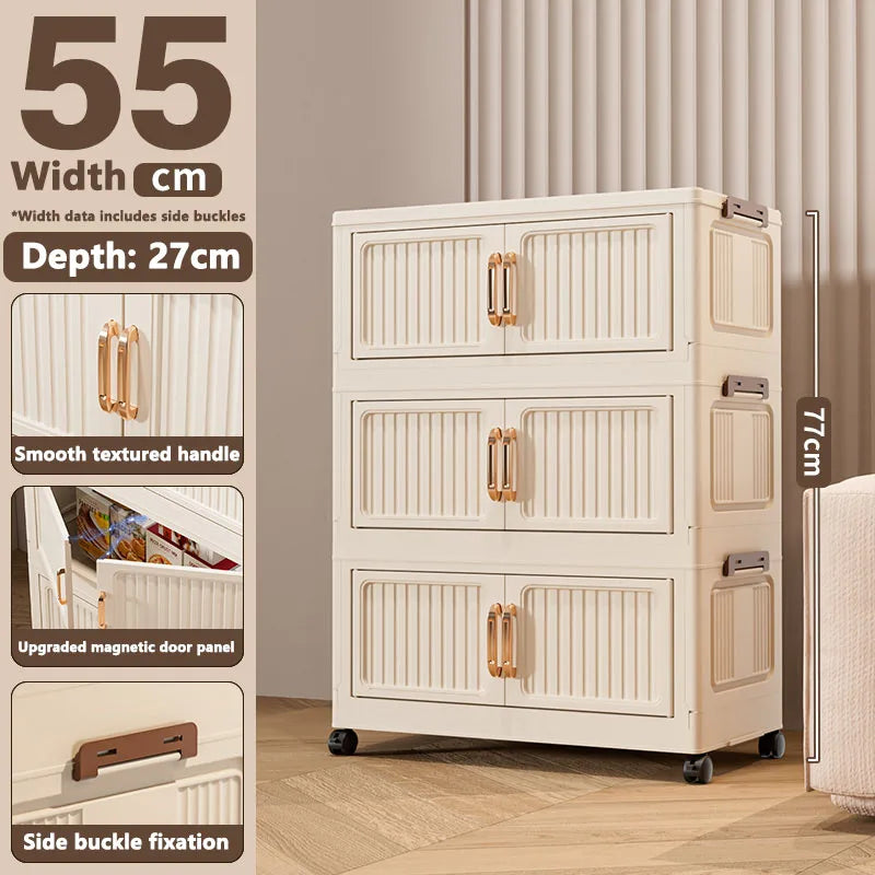 Storage Cabinet Installation Free Storage Cabinet Baby and Kidsren's Clothing Storage Box Snack Plastic Foldableing Storage Cabinet Folding Storage Cabinet Organizer