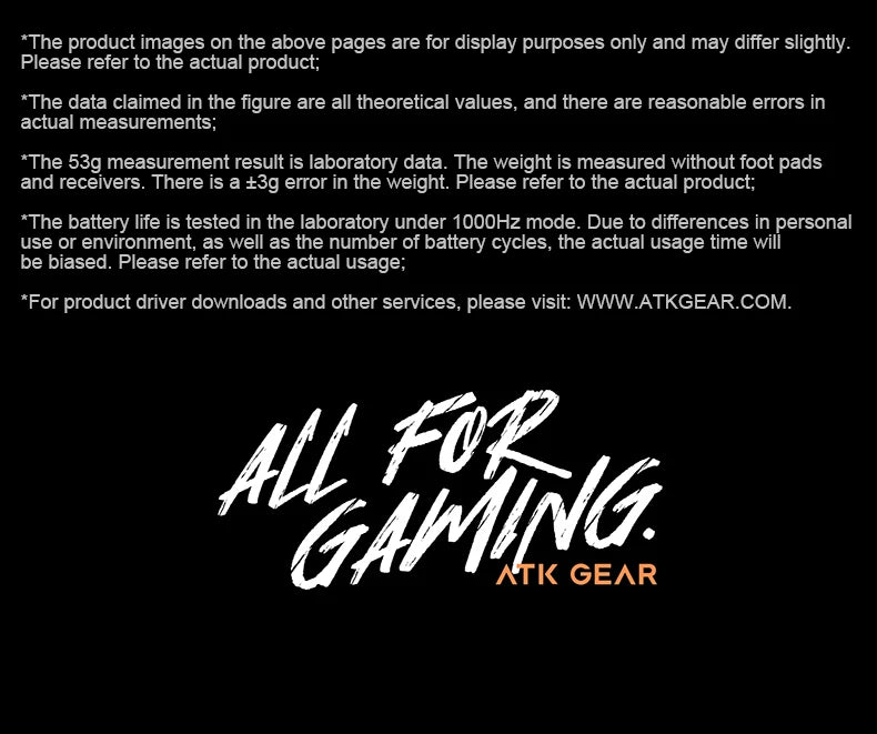 ATK Dragonfly A9 Ultra Wireless E-sports Gaming Mouse Ultra-lightweight Tri-mode Dual 8K Ergonomic Mice A9 Plus PAW3395/3950