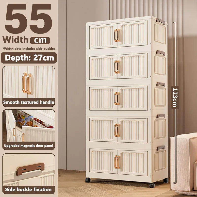 Storage Cabinet Installation Free Storage Cabinet Baby and Kidsren's Clothing Storage Box Snack Plastic Foldableing Storage Cabinet Folding Storage Cabinet Organizer