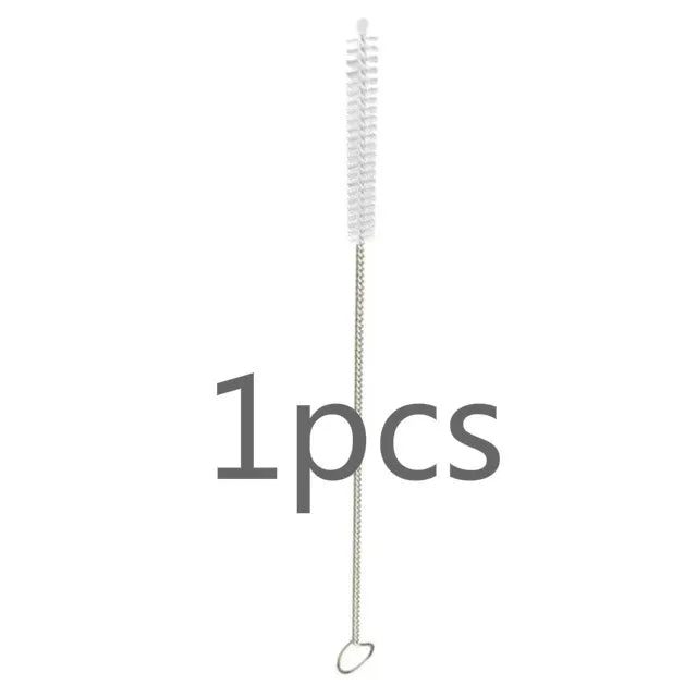 1/5/10pcs Fine Pipette Tank Pipe Brush Bottle Suction Tube Glass Tube Spiral Soft Hair Straw Cleaning Brushes Tools Wholesale