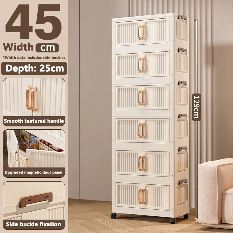 Storage Cabinet Installation Free Storage Cabinet Baby and Kidsren's Clothing Storage Box Snack Plastic Foldableing Storage Cabinet Folding Storage Cabinet Organizer