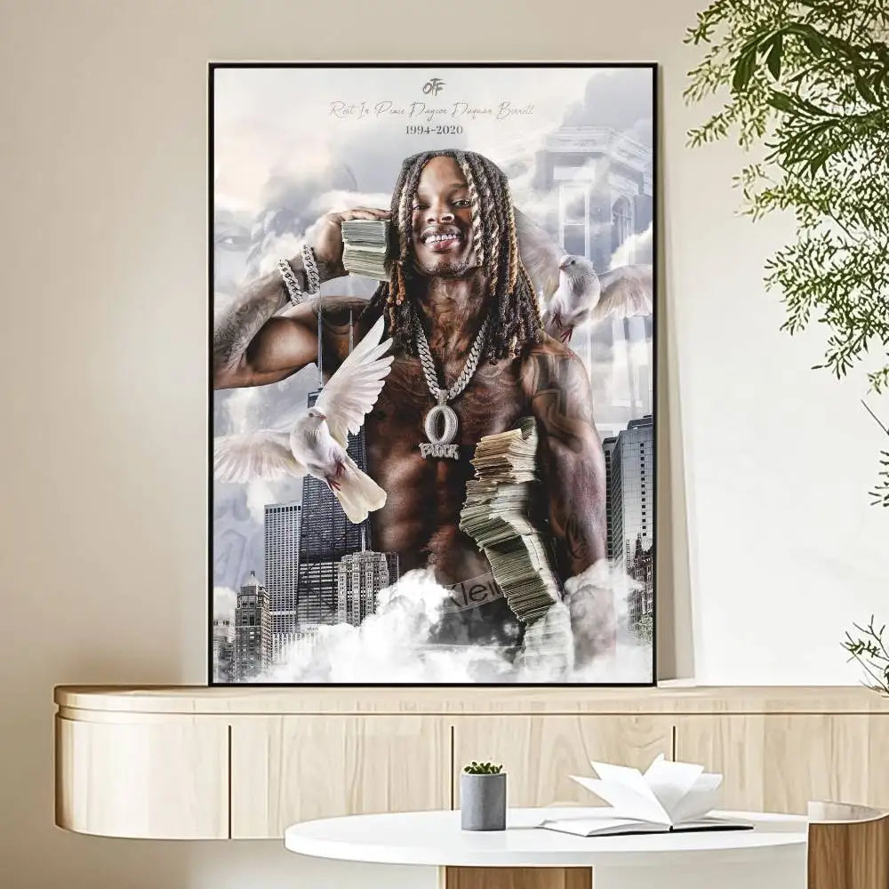 K-King Rapper Von Poster HD Art Sticky Wall Waterproof Home Living Room Bedroom Bar Aesthetic Decoration