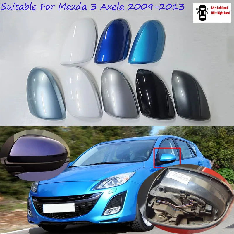 Original Car Accessories For Mazda 3 Axela BL 2009~2013 Rearview Mirror Cover Reverse Mirror Shell Case Shell Housing