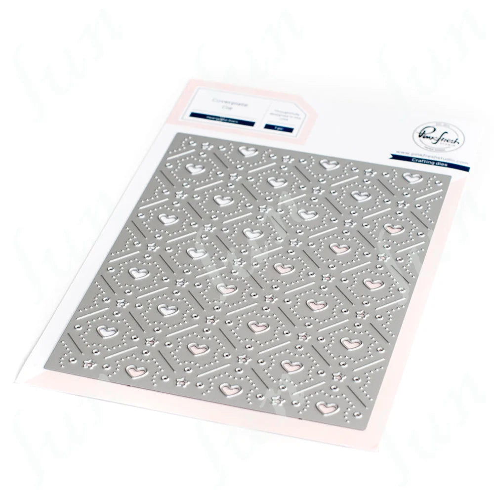 Diy Spring Botanicals Floral Print Chain Grid Coverplate Hot Foil Metal Dies stamps Butterflies Stencils Paper Card Drawing mold