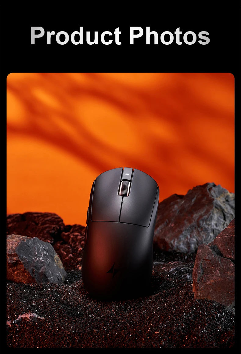 ATK Dragonfly A9 Ultra Wireless E-sports Gaming Mouse Ultra-lightweight Tri-mode Dual 8K Ergonomic Mice A9 Plus PAW3395/3950