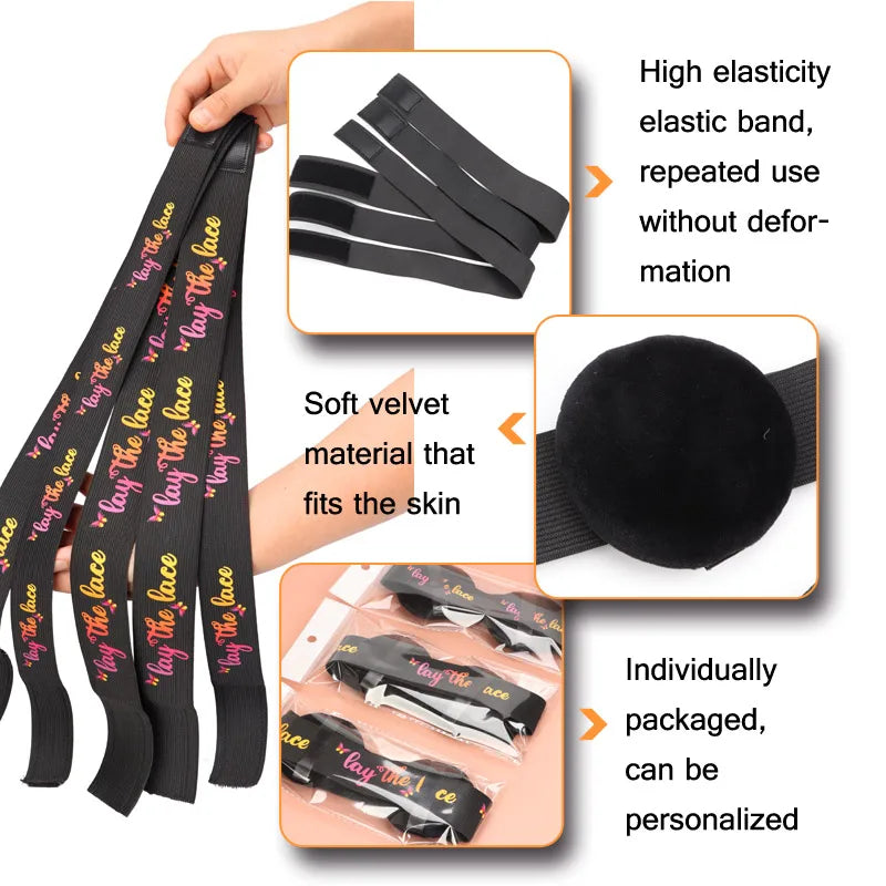 Elastic Band For Lace Frontal Melt 1-3Pcs Lace Melting Band For Lace Wigs Elastic Band For Melting Lace Wig Accessories Tools