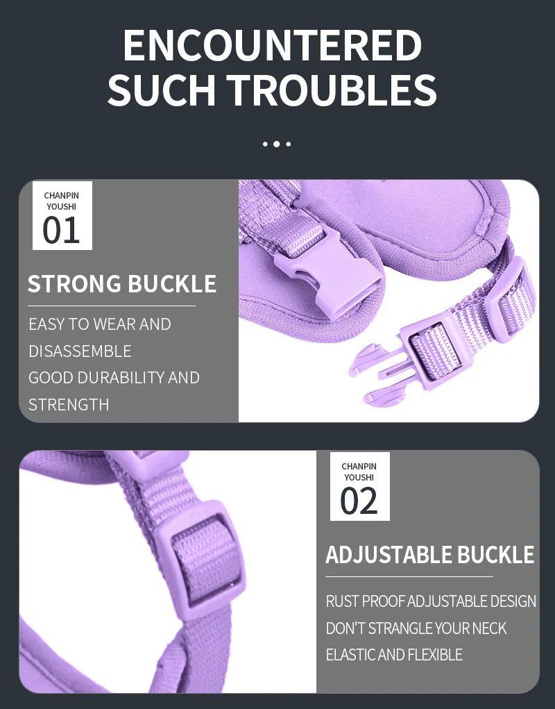 Cat Dog Harness Vest Chest Rope Set Reflective Breathable Adjustable Pet Harness for Small Medium Dogs Outdoor Walking