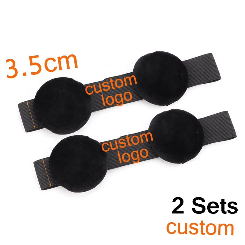 Edge Melt Band With Ear Protector For Lace Wigs 3Pcs Elastic Band With Logo Personalized For Laying Lace Edge Slayer Hair Band