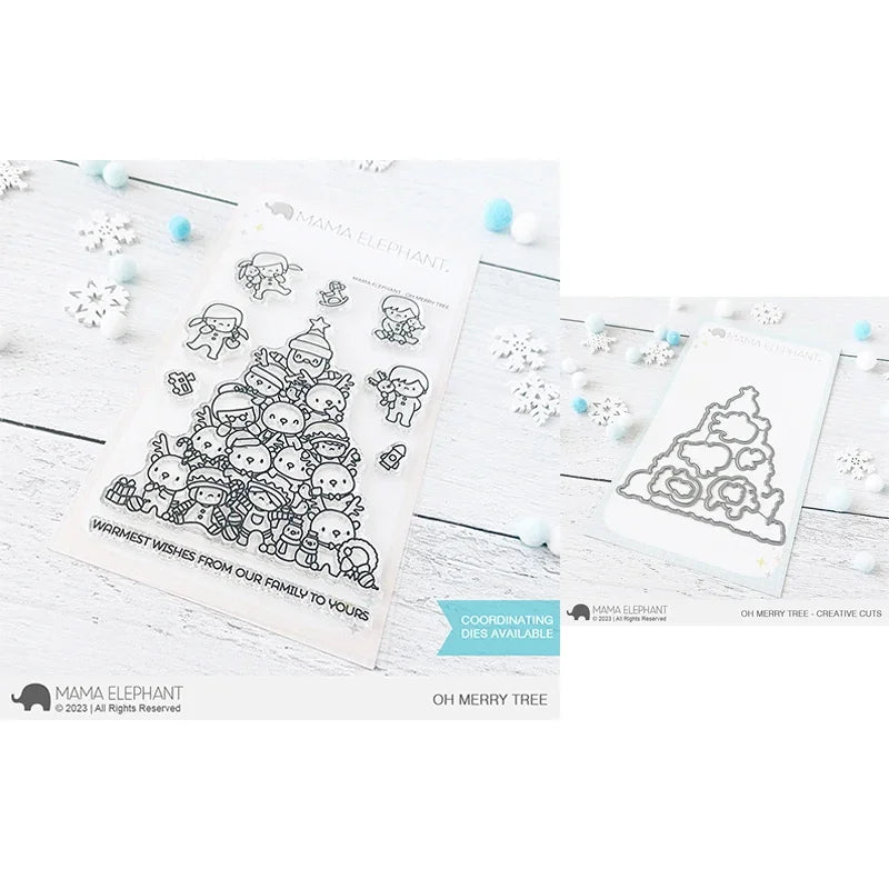 2023 Christmas Metal Cutting Dies diy Scrapbooking Photo Album Decorative Embossing Paper Card Crafts Die