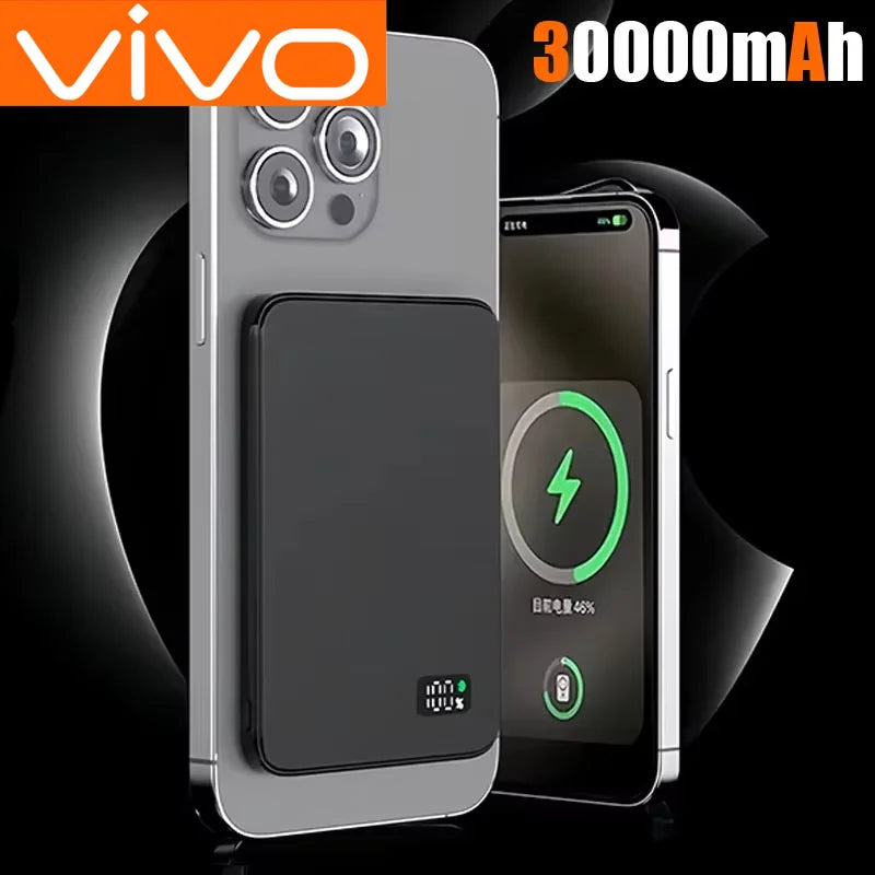 VIVO 50000mAh CCC Certification Thin Power Bank Ultra For MagSafe Magnetic Wireless Fast Charging Portable Battery Display