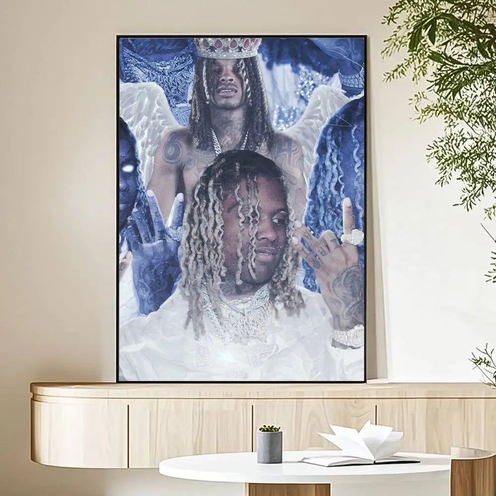 K-King Rapper Von Poster HD Art Sticky Wall Waterproof Home Living Room Bedroom Bar Aesthetic Decoration