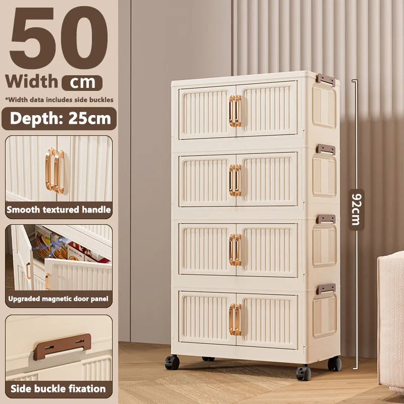 Storage Cabinet Installation Free Storage Cabinet Baby and Kidsren's Clothing Storage Box Snack Plastic Foldableing Storage Cabinet Folding Storage Cabinet Organizer