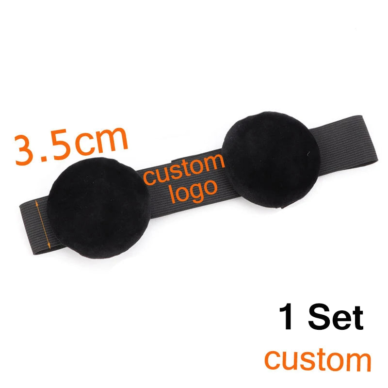 Edge Melt Band With Ear Protector For Lace Wigs 3Pcs Elastic Band With Logo Personalized For Laying Lace Edge Slayer Hair Band