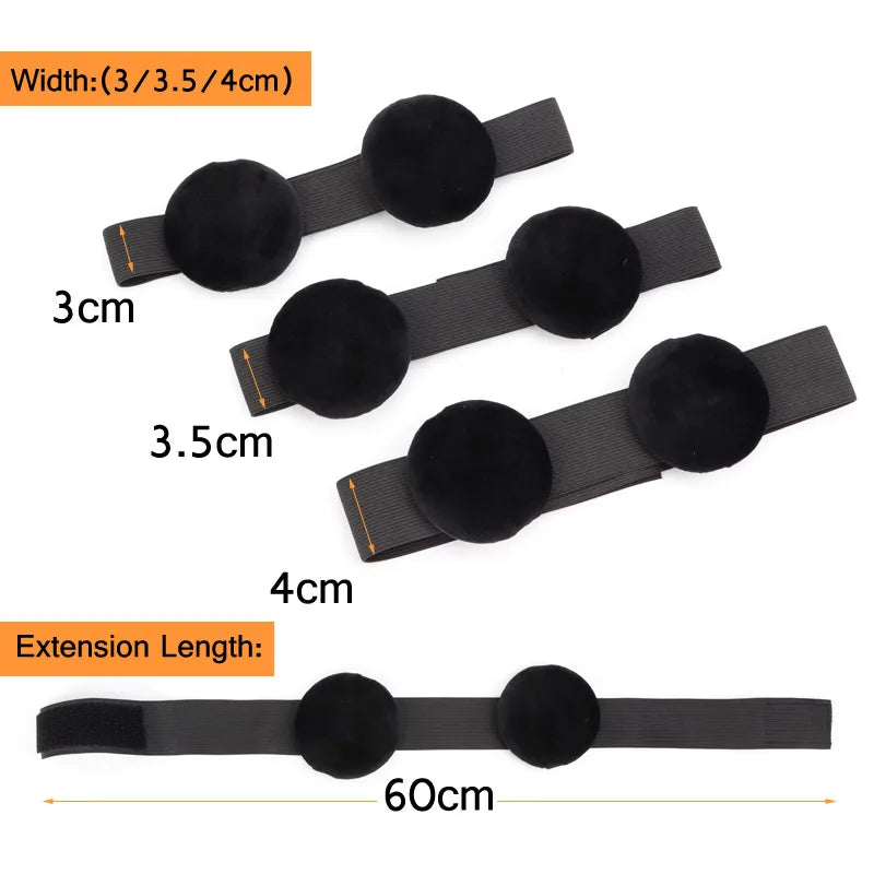 Edge Melt Band With Ear Protector For Lace Wigs 3Pcs Elastic Band With Logo Personalized For Laying Lace Edge Slayer Hair Band