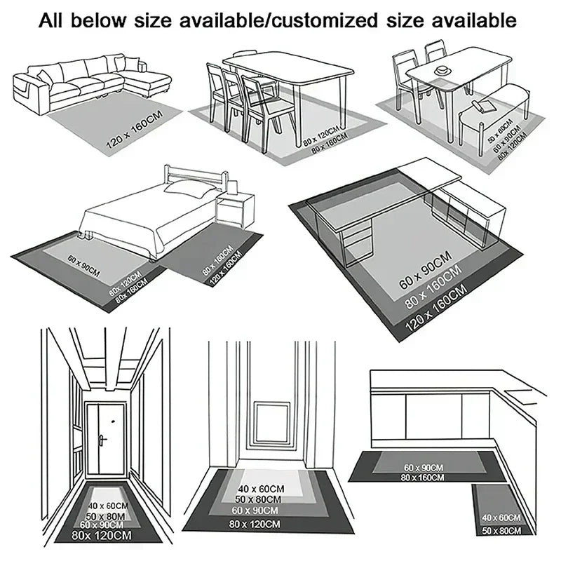 MINISO Pokemon Card Pikachu Charizard Print Playful Rug Vibrant Gaming Mat for Living Room Bedroom Sofa Area Home Decor Doormat