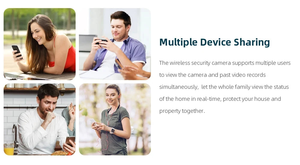 Home Smart Tuay Wireless Wifi Peephole Video Door Camera 3MP One Way Audio Security  Door Eye With Camera For Apartment
