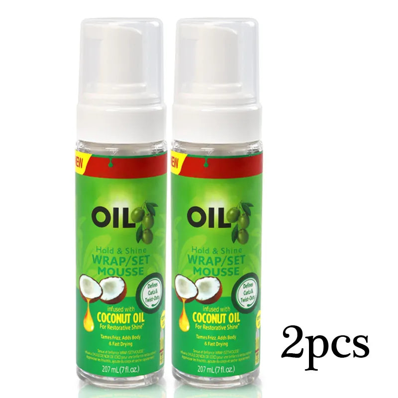 Volumizing Hair Mousse For Women And Men Thickening And Styling Anti-Frizz Foam Mousse Olive Oil Hair Mousse Soft And Shiny Hair