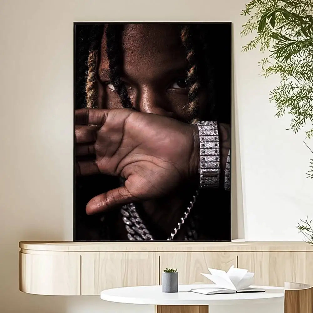 K-King Rapper Von Poster HD Art Sticky Wall Waterproof Home Living Room Bedroom Bar Aesthetic Decoration