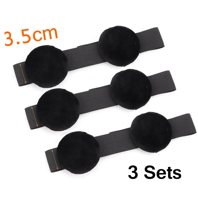 Edge Melt Band With Ear Protector For Lace Wigs 3Pcs Elastic Band With Logo Personalized For Laying Lace Edge Slayer Hair Band