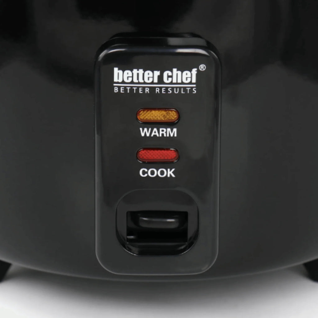 Better Chef 8-Cup - 16-Cup Cooked - Rice Cooker with Measuring Cup and Paddle
