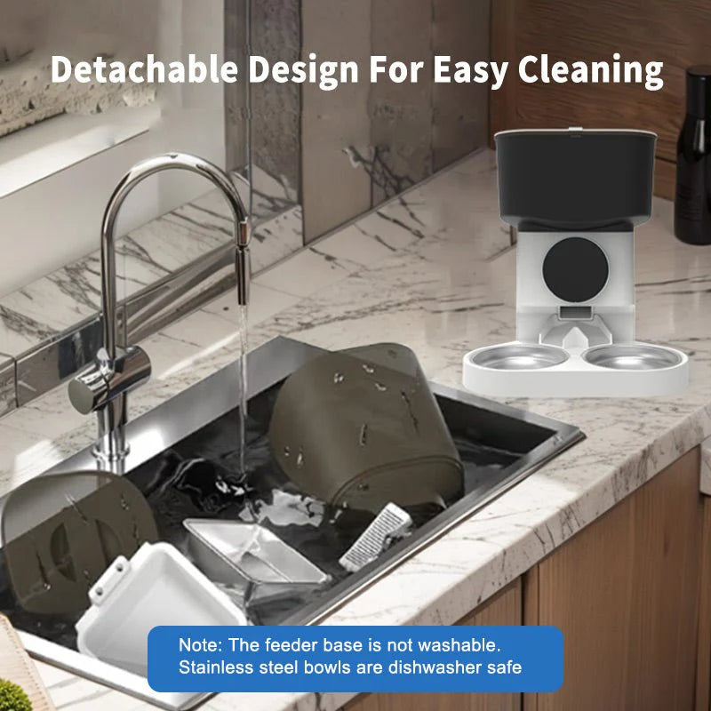 HEYBO Smart Automatic Cat Feeder - 7L- Reliable Automatic Cat Food Dispenser