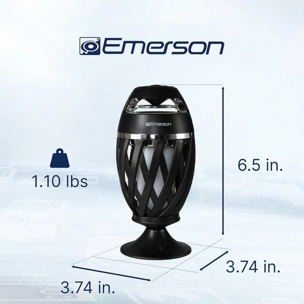 Emerson Outdoor Flame Light Bluetooth Speaker