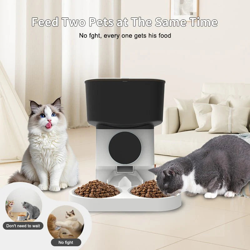 HEYBO Smart Automatic Cat Feeder - 7L- Reliable Automatic Cat Food Dispenser